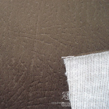 Upholstery Compound Fabric Embossed Short Pile Fabric for Sofa